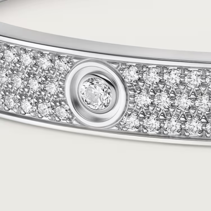 LOVE BRACELET, DIAMOND-PAVED